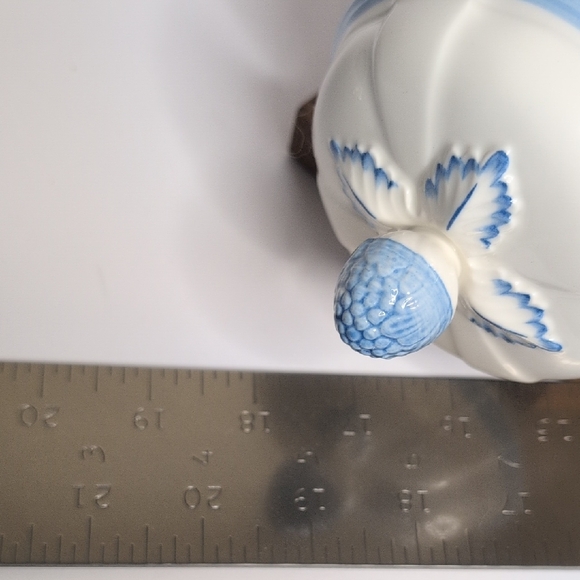 Rustic Wooden Handmade Bird Feeder Blue View - Picture 8 of 16